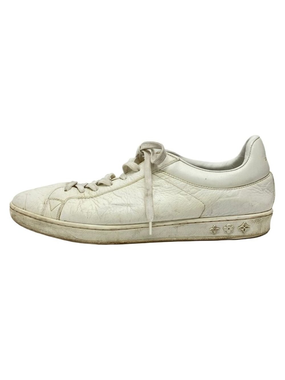 Louis Vuitton Sneakers Luxembourg Line White Embossed Monogram Leather 8